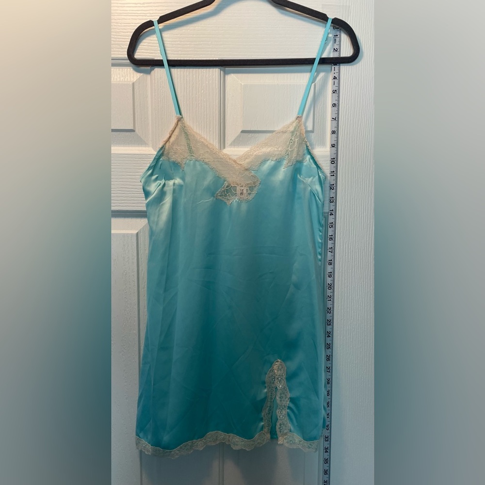 Robin’s egg blue short nightie